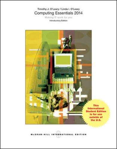 COMPUTING ESSENTIALS 2014 ALONE SECONDHAND - OLEARY