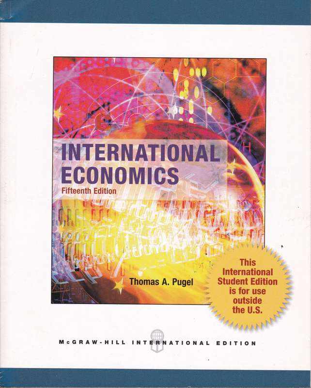 INTERNATIONAL ECONOMICS 15ED SECONDHAND - PUGEL,T