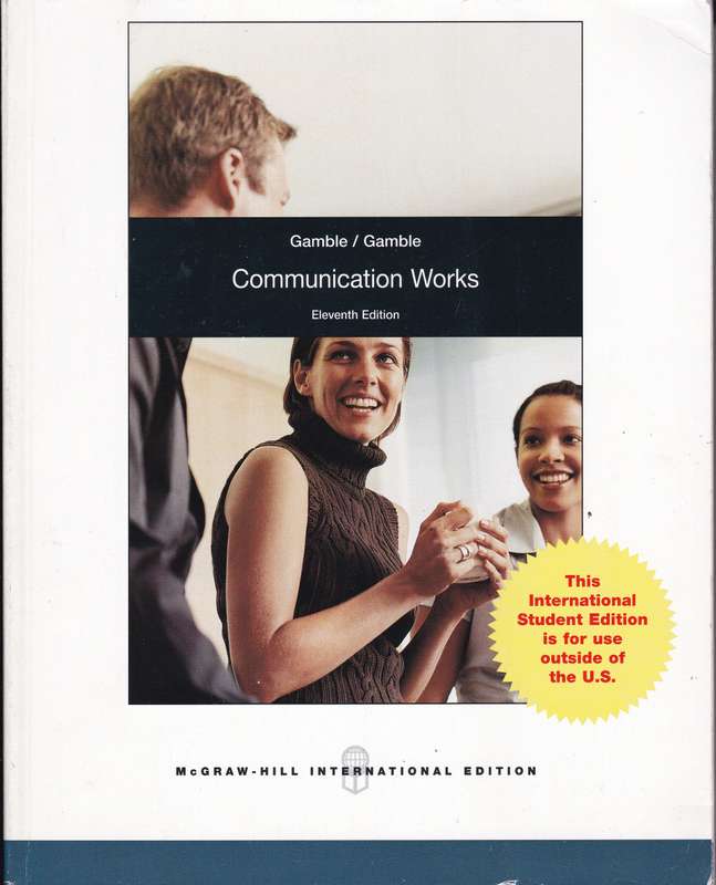 COMMUNICATION WORKS SECONDHAND - GAMBLE