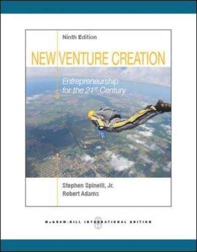 New Venture Creation: Entrepreneurship for the 21st Century (Int'l E - Stephen Spinelli