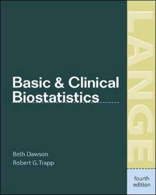 BASIC & CLINICAL BIOSTATISTICS SECONDHAND - DAWSON