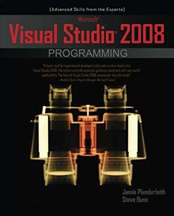 Microsoft Visual Studio 2008 Programming - Jamie Plenderleith
