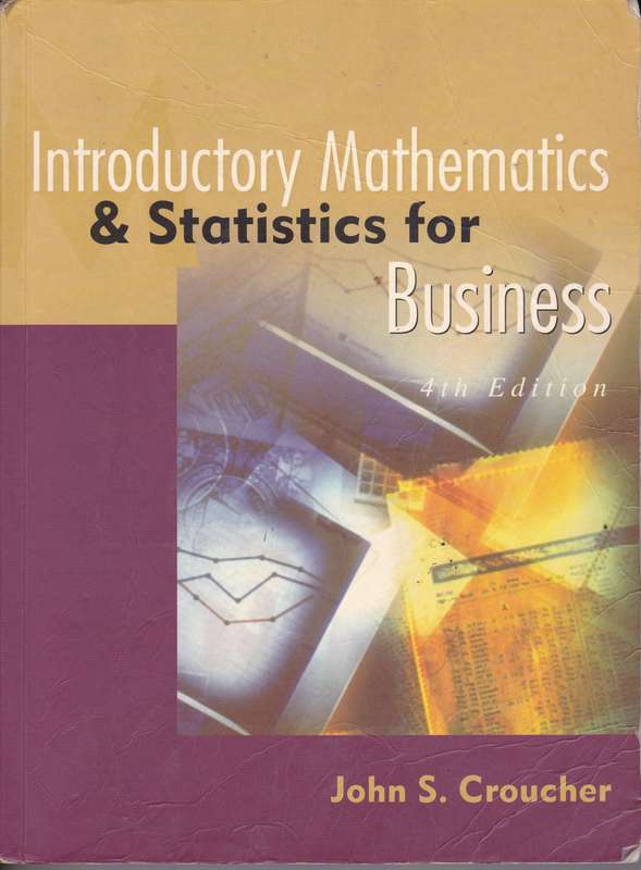 INTRO MATHS & STATISTICS FOR BUSINE SECONDHAND - CROUCHER