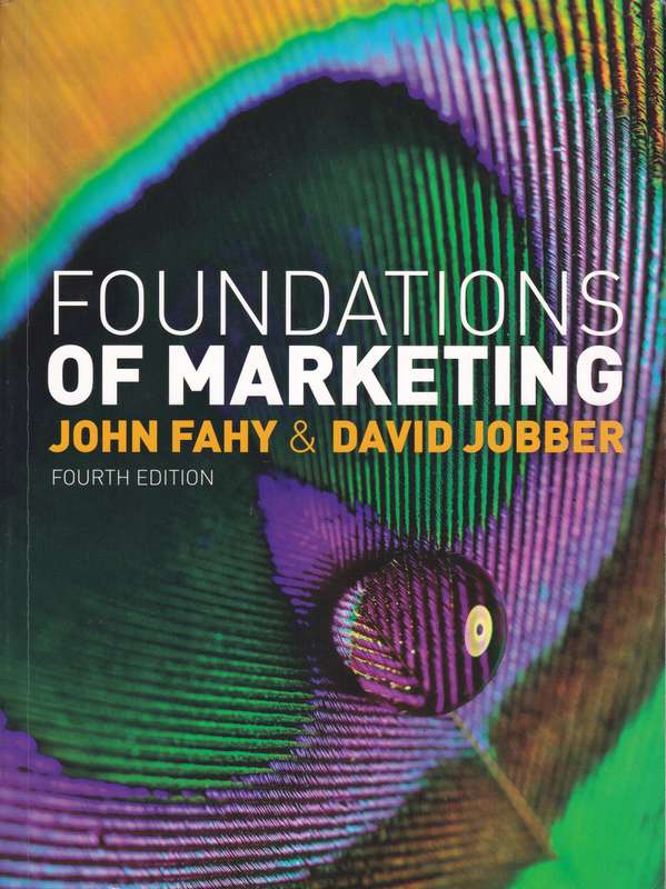 FOUNDATIONS OF MARKETING SECONDHAND - FAHY,J