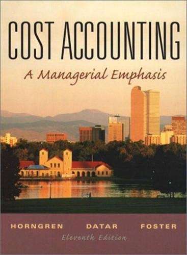 Cost Accounting and Student CD Package - Charles T. Horngren