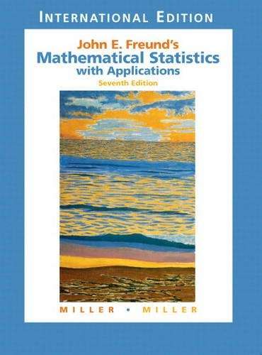 John E. Freund's Mathematical Statistics with Applications - Irwin Miller