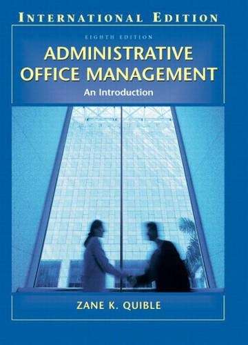 Administrative Office Management - Zane K. Quible