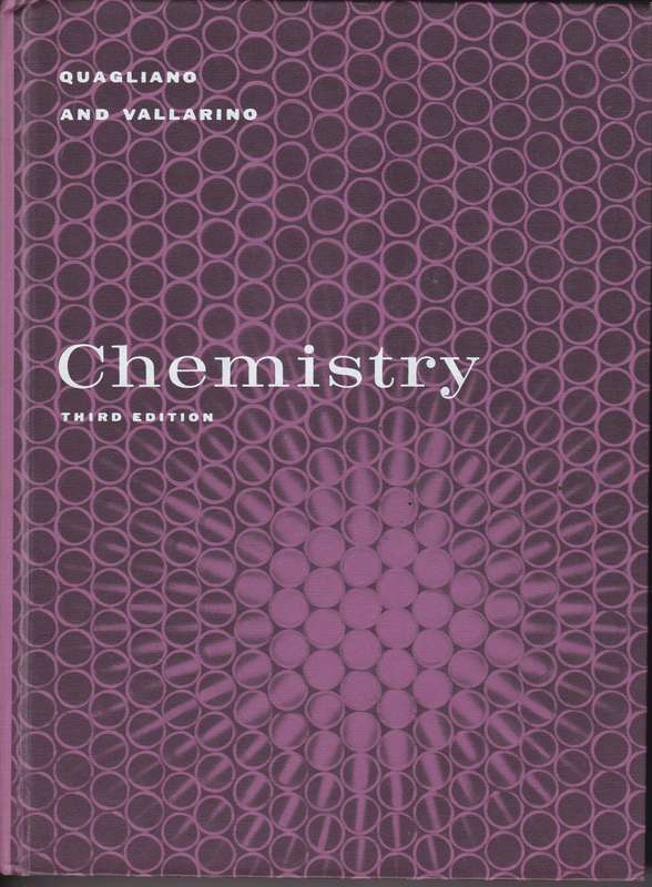 CHEMISTRY SECONDHAND - QUAGLIANO,JV