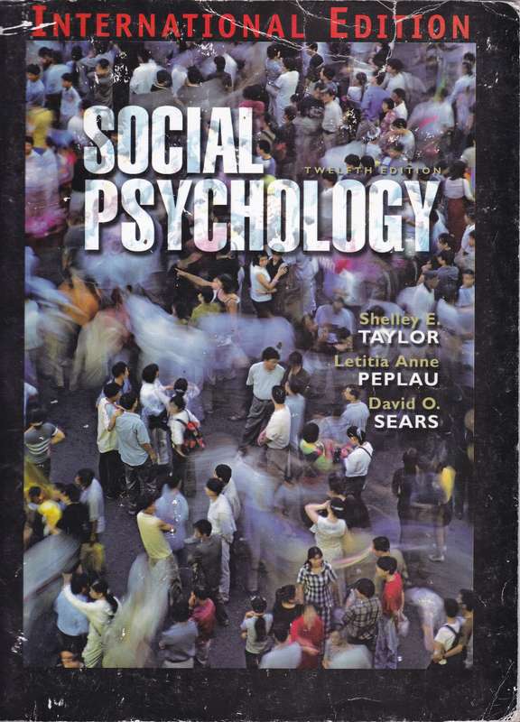 SOCIAL PSYCHOLOGY SECONDHAND - TAYLOR,S