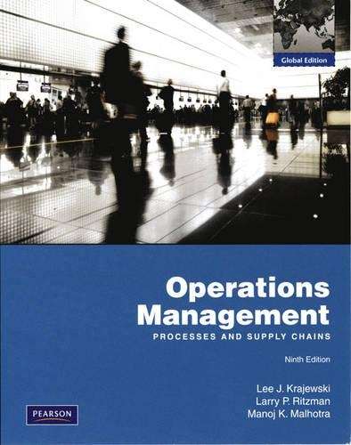 Operations Management - Lee J. Krajewski