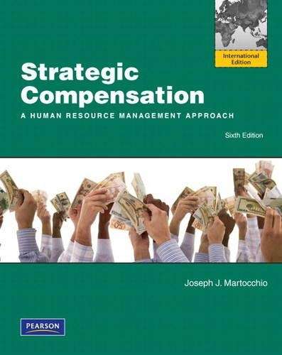 Strategic Compensation - Joseph J. Martocchio