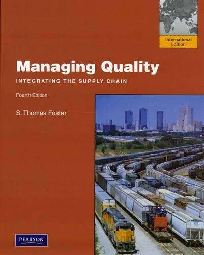 Managing Quality - Thomas Foster