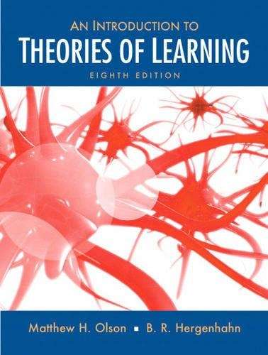 Introduction to the Theories of Learning - B. R. Hergenhahn