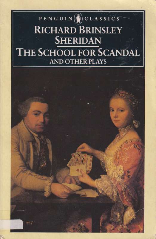 SCHOOL FOR SCANDAL & OTHER PLAYS SECONDHAND - SHERIDAN,R