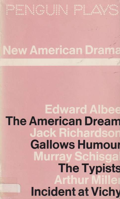 NEW AMERICAN DRAMA SECONDHAND - ALBEE,E