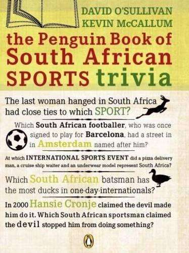 SA SPORTS TRIVIA SECONDHAND - OSULLIVAN,D