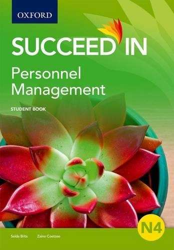 Personnel Management N4 : Student Book - BRITZ,S
