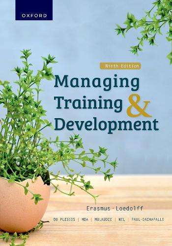 Managing Training and Development - Barney Erasmus