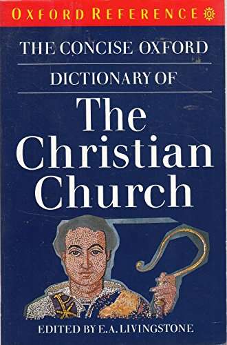 Concise Oxford Dictionary of the Christian Church - LIVINGSTONE,EA
