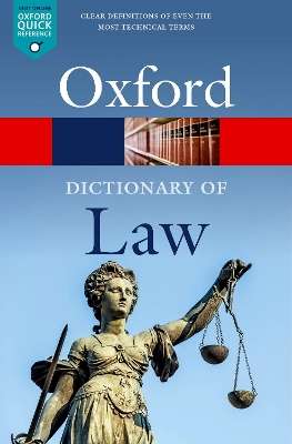 Dictionary of Law, A - Jonathan Law