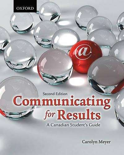 Communicating for Results - Carolyn Meyer