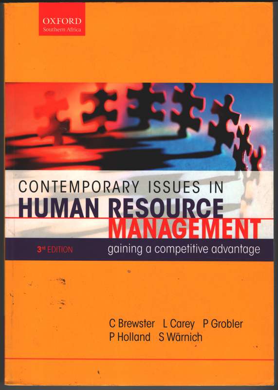 Contemporary Issues in Human Resource Management - Pieter A. Grobler