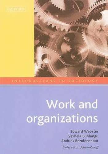 WORK & ORGANIZATIONS - WEBSTER