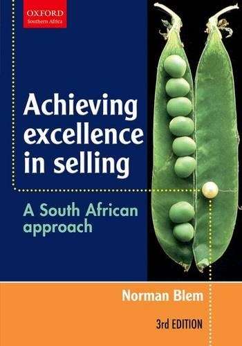 Achieving excellence in selling - Norman Blem