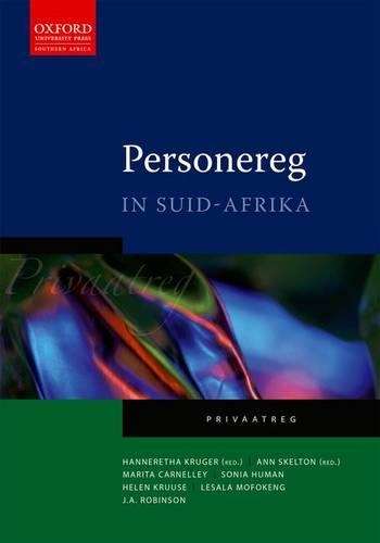 Personereg in Suid-Afrika - A. Skelton