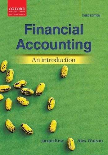 Financial Accounting - Jacqui Kew