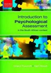 INTRO TO PSYCHOLOGICAL ASSESSMENT SECONDHAND - FOXCROFT