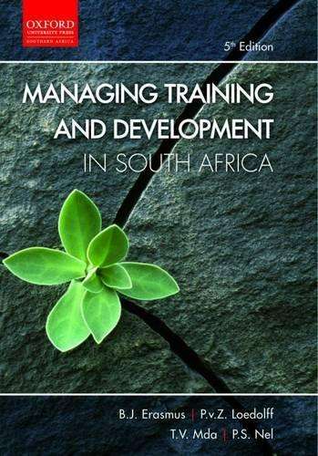 MANAGING TRAINING & DEVELOPM SECONDHAND - ERASMUS,B