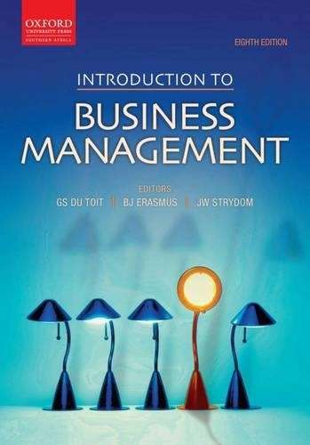 Introduction to Business Management - Gawie du Toit