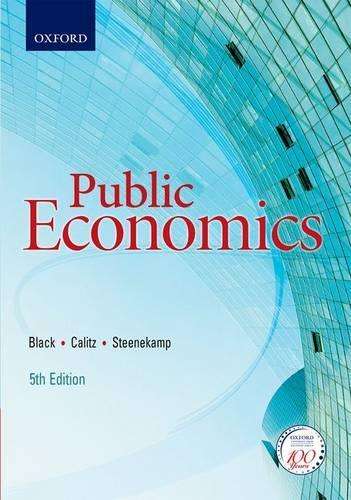Public Economics - BLACK,P
