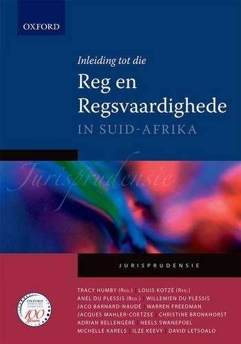 Inleiding tot reg en regsvaardighede - HUMBY,T