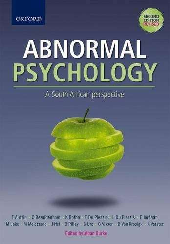 Abnormal psychology - BURKE,A