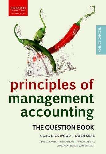 Principles of management accounting - Nick Wood