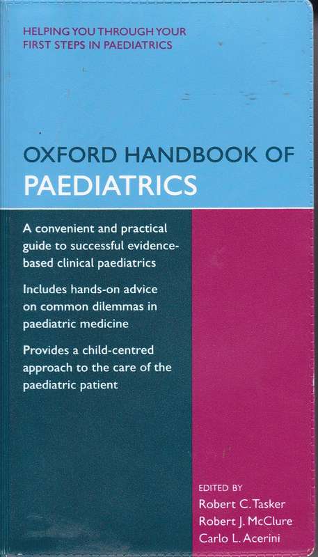 OXFORD HANDBOOK OF PAEDIATRICS SECONDHAND - MCCLURE,R