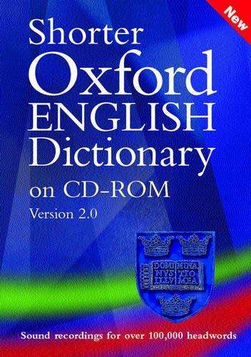 Shorter Oxford English Dictionary: Windows Individual User Version 2 - OXFORD
