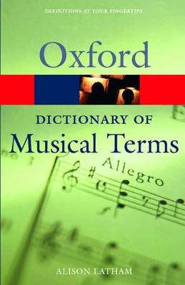 Oxford Dictionary of Musical Terms -