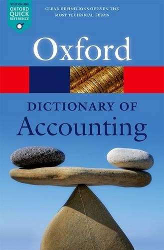 A Dictionary of Accounting - OXFORD