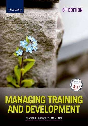 Managing Training and Development in South Africa - Barney Erasmus