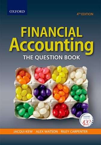 FINANCIAL ACCOUNTING QUESTION BOOK SECONDHAND - KEW