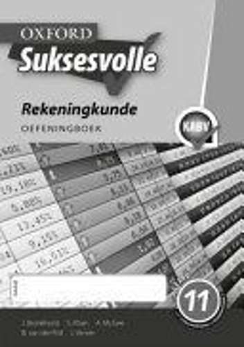 Oxford suksesvolle rekeningkunde: Gr 11: Oefeningboek - ACC-GR11