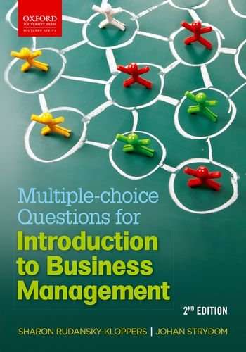 MULTIPLE CHOICE QUESTIONS BUSINES SECONDHAND - STRYDOM,J