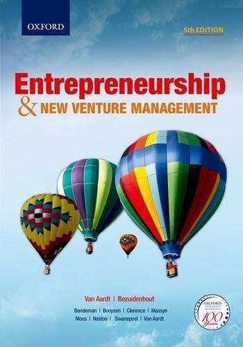 Entrepreneurship & New Venture Management 5e - VANAARDT,I
