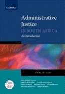 ADMINISTRATIVE JUSTICE IN SA ZOOP SECONDHAND - QUINOT,G