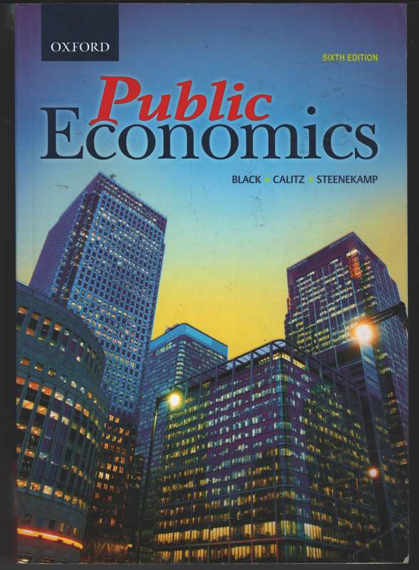 Public economics  - BLACK,P