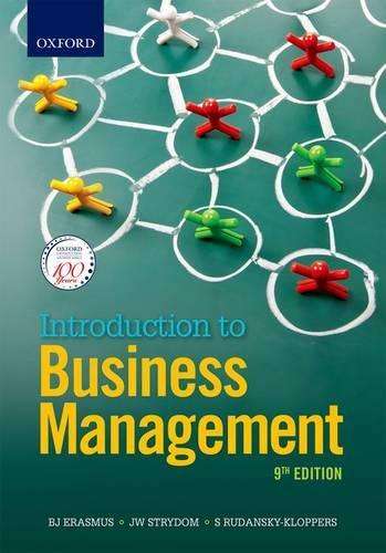 Introduction to Business Management - J.A. Badenhorst-Weiss