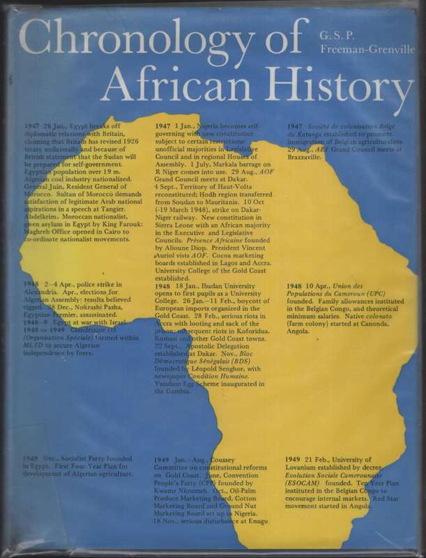 Chronology of African History - Freeman-Grenville, G. S. P.